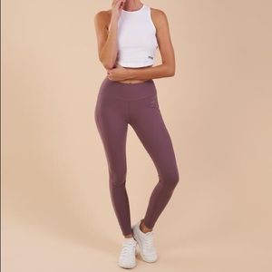 Gymshark Aspire Leggings in Purple Wash